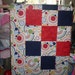 Patchwork Blanket - Dots In A Circle Baby Boy Blanket