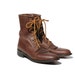 RESERVED Chocolate Brown JUSTIN Leather Ankle Boots size 7.5