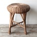 Franco Albini Style Rattan Stool or Side Table