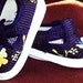 Painted Baby Shoes, Butterfly and Flower Shoes, Baby Girl Size 5 Shoes, Decorated Baby Shoes, Ready-To-Ship