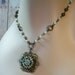Repurposed Vintage Earring and Pearl Necklace - Vintage Glam