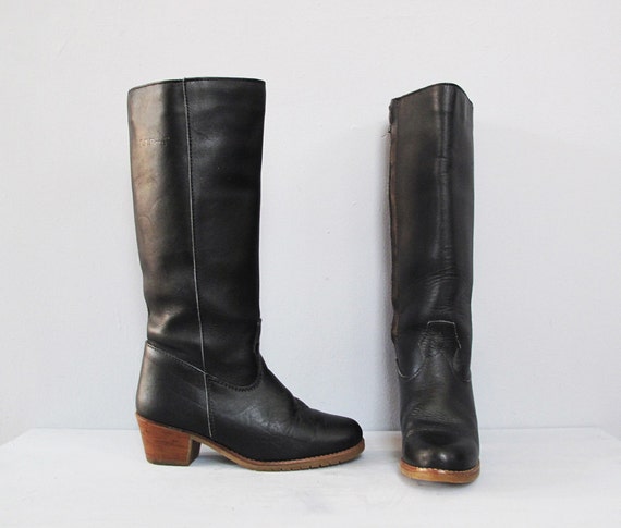 ll bean black leather boots