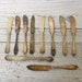 Ten Vintage Silverplate Butter Knives