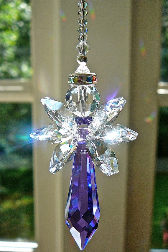 Angel Crystal Suncatcher Swarovski Crystal Angel For Your