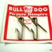 Vintage Picture Hangers, Bull Dog, 50 pound, 30 pound Industrial Metal Hooks (9198)