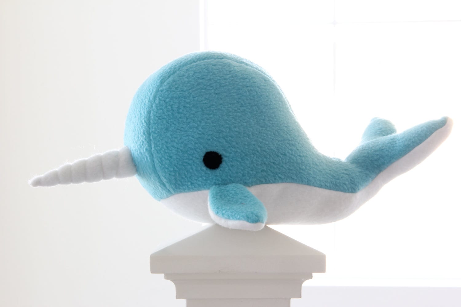 narwhal teddy bear