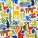 Alexander Henry 2D Zoo - New - Primary 2 yards (1.8m)