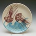 Jellyfish Salad Plate/ pottery