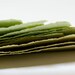 SALE- 10 sheets of Handmade Paper-Recyled- Green and Yellow