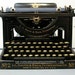 SALE Antique L.C . Smith Typewriter with 3 Horses logo and Hand Pinstriping-1907