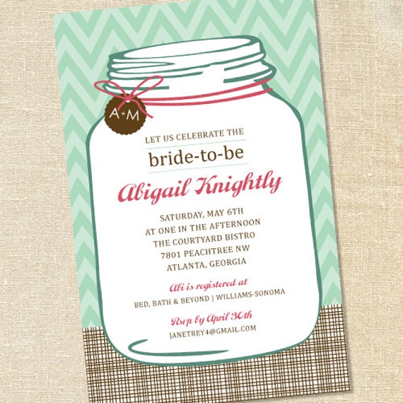 Southern Bridal Shower Invitations 7