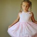 1950s Soft pink Dress, size 4T/5T