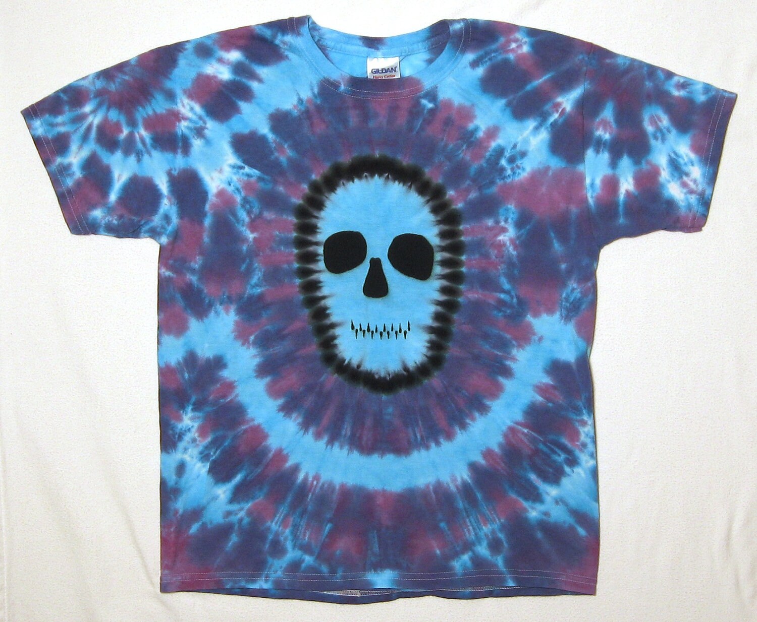 how to make a skull tie dye shirt