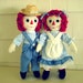Country Western Raggedy Ann and Andy