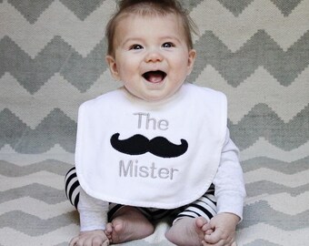The Mister - Mustache Bib