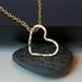 Small Heart Necklace in Gold