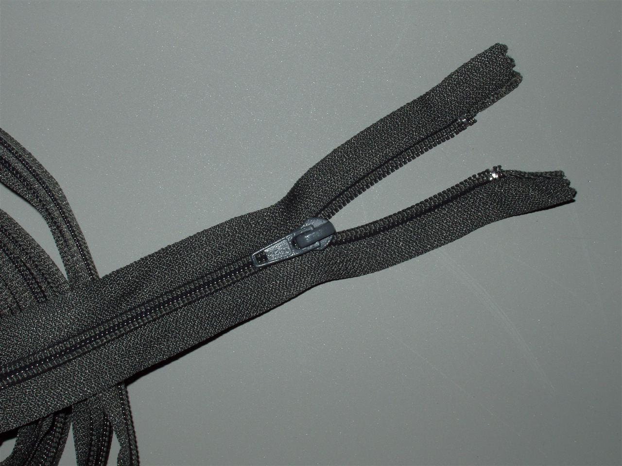 120 Slate Gray Zipper Extra Long Heavy Duty by FabricConnection