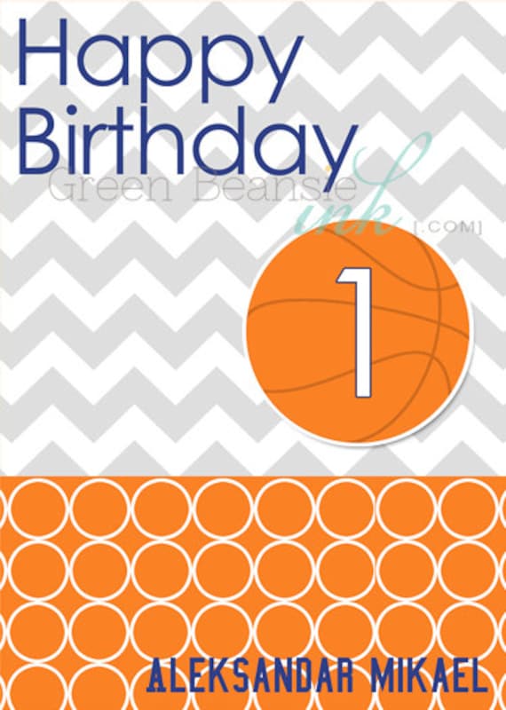 MODERN BASKETBALL Printable Welcome Sign Il_570xn