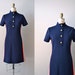 S A L E .... 1960s dress / 60s mod dress / Racing Stripe dress