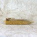 Retro Vintage Tie Bar - Gold Shield Shape - Vintage Men's Jewellery - Formal Wear Accessory - Grooms Gift