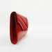 Red Clutch 80s Vintage Red Purse Convertible Shoulder Bag Scarlet