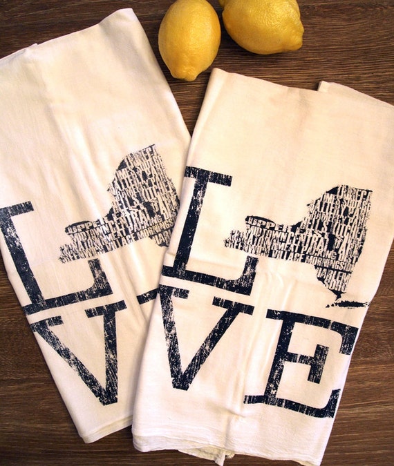 NYC Towel Set NEW YORK Burroughs MultiPurpose by ZenThreads