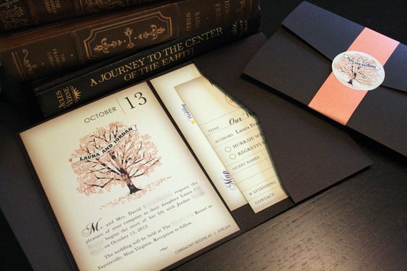 Novel Wedding Invitations 1