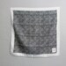 vintage black & white ABSTRACT GRID square scarf.