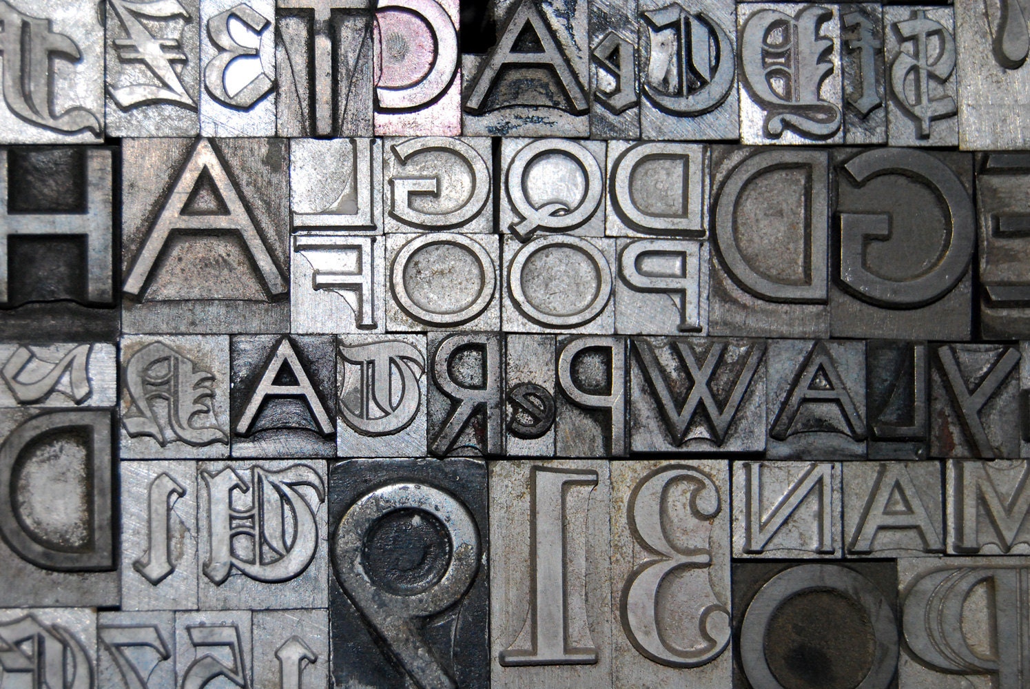 letterpress typemetal