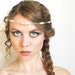 Diamond and Pearl Bridal Head Piece
