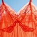 50s Slip Coral & Lace L XL size 40 T