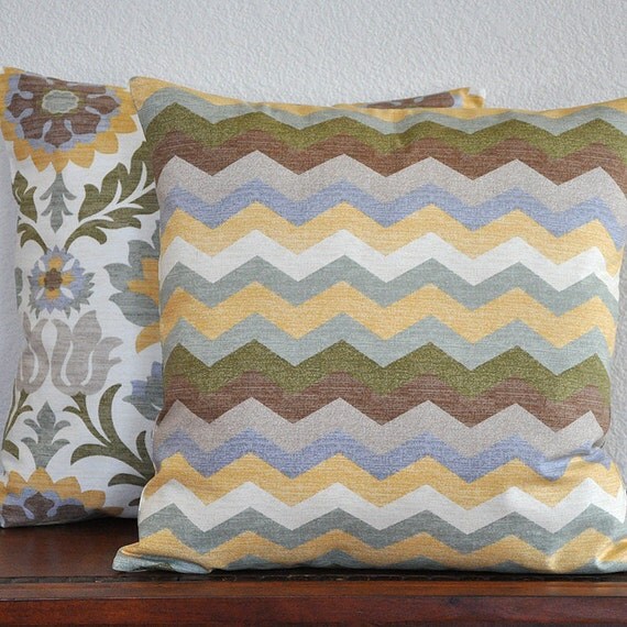 Decorative Pillow Covers 20x20 inches A Pair of Wave and