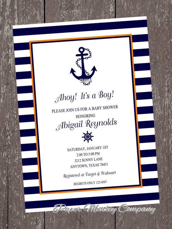 Free Nautical Invitation Templates 5