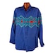Men's Southwestern Shirt Vintage 1980s Western Plains Tribal Button Down Shirt XXL