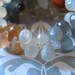 Shop Sale ... MOONSTONE Teardrop Briolettes, Luxe AAA, White Peach Gray, 6 pcs, 9.5-11 mm, june birthstone brides bridal