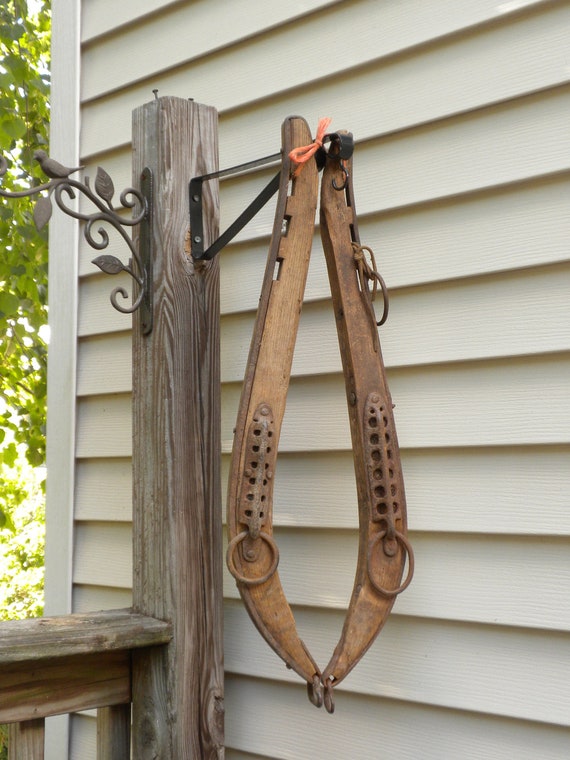 antique horse harness Pennsylvania Amish vintage primitive