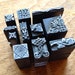 Antique Metal PRINTERS BLOCKS - Ornate Decorative dingbat 11 piece collection