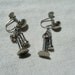 Candle Stick Telephone Earrings.
