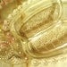 ORNATE Vintage Glass Oval Tray - Sectioned - Vanity Tray - Relish Tray - Jewelry tray - So CHIC