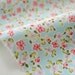 Love Of Nature, Shabby Chic Blue Spring Floral-Japanese Cotton Fabric (1/2 Yard)