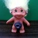 Punk Goth Altered Troll Doll OOAK