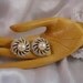 Silvertone Crystal Rhinestone and Pearl Vintage Earrings