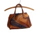 1960s Color Blocked Vinyl Handbag