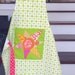 Apron "Makes Me Happy" Small To Medium Adult Size Designer Cottons betrueoriginals