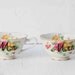 Mr. and Mrs. Hand Painted Vintage Floral TEA CUPS Wedding Bride Groom Tea