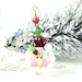 Santa Necklace, Christmas Necklace, Santa Claus Lampwork Necklace, Holiday Necklace, Father Christmas Necklace - Santa Claus