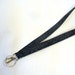 Mens Lanyard Breakaway Lanyard ID Badge Holder ID Clip Key Ring Fob Unisex Black Gray Circles Robert Kaufman MTO