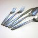 Thor Stainless Alameda Pattern 44 Pc Flatware Set 60s / Retro Starburst Pattern