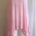 Coco and Juan Lagenlook Plus Size Pink Tie Dye Slinky Angled Tank Top Size 1 Fits 1X,2X Bust to 50 inches