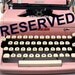 Reserved-judymow PINK 1950s Royal Typewriter with Case